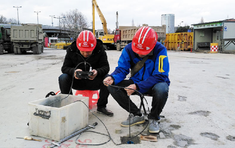 直川测斜仪在杭州地铁1号线对接5号线基坑监... 