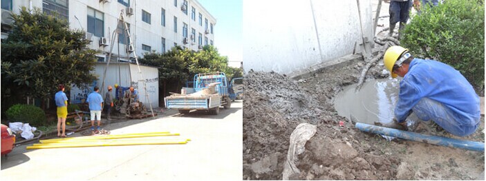 直川科技开挖60米基坑孔用于测斜仪测试 