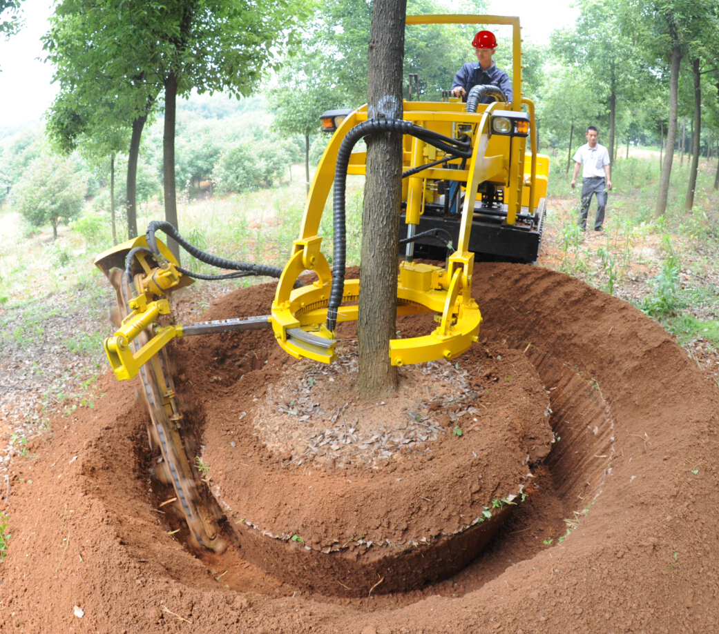 双轴倾角传感器在挖树机中的应用 